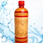 Handmade Clay Surai Water Bottle - Image 2