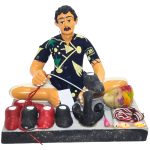 Sitting Human Figure Miniature Idol - Shoemaker