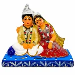 Krishnanagar Clay Wedding Couple Figurine