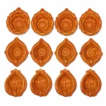 Big Size Handmade Terracotta Clay DIYA (Set of 12)