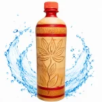 Handmade Clay Surai Water Bottle - Image 4